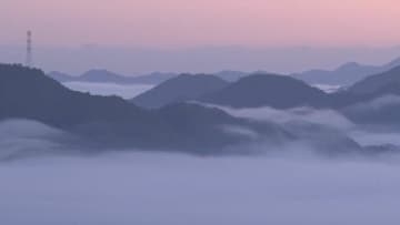 放射冷却で広がる幻想的風景「雲海」…平野部でもこの秋最も寒い朝「いよいよ全部冬の格好しないと…」