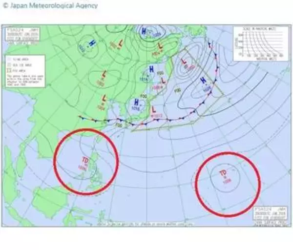 【またダブル？】新たな“台風のたまご＝熱帯低気圧”が明日(7月1日)朝までにダブルで発生する可能性　西日本では7月3日頃にかけて“警報級大雨”のおそれも　予想天気図・今後の雨風シミュレーション【気象庁30日発表】今後の台風情報に注意