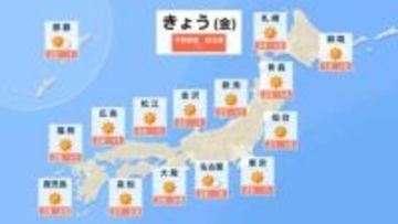【週末の天気は？】17日にかけて本州付近は晴天　気温上昇…真夏日注意　熱中症に注意　先島諸島・小笠原諸島では激しい大雨に…気象庁の最新予報【5月20日(水)にかけての雨風シミュレーション】