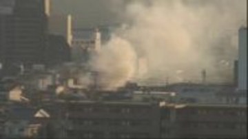 【速報】米子市の住宅街で民家火災発生　消火活動中　家主を病院搬送　寝たばこが原因か