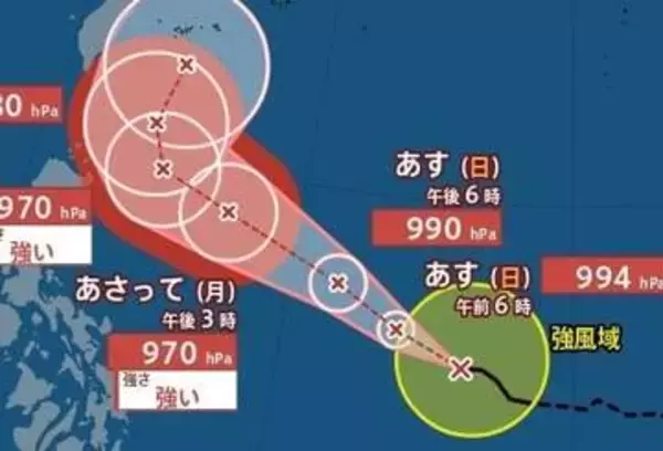 【台風情報】「台風7号(メーカラー)」進路予想　“強い勢力”、最大瞬間風速50m/sまで発達見込み　24日には沖縄の南へ　日本への影響・今後の雨風シミュレーション【気象庁20日発表】