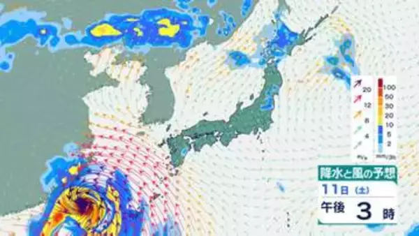 【警報級大雨か】気象庁の最新週間天気予報(7月11日～17日)　北日本・東日本日本海側で大雨のおそれ　猛暑にも注意　今後の雨風シミュレーション・台風9号の進路予想【気象庁10日発表】