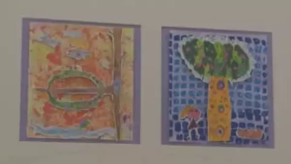 世界10か国の子どもたちの作品ズラリ　自由な発想で…アンデパンダン展