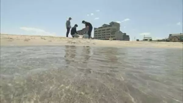 シーズン目前…海開きを前に水質調査実施　「皆さまが安心して海水浴ができるような体制を」