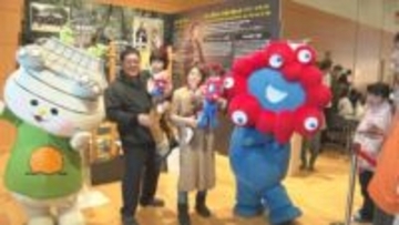 ミャクミャクがやって来た「まつえSDGsフェスティバル」松江市のPRキャラクター”おまっちぇ”とイベントを盛り上げ