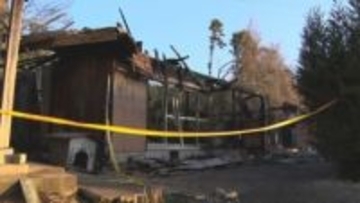 民家の離れと隣接する山林を焼く火災…焼け跡から性別不明の1人の遺体見つかる　島根県浜田市