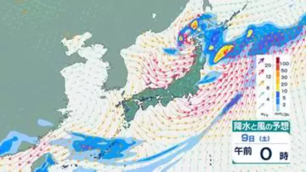 【GW後の天気は？】9日にかけて大気の状態不安定…北日本・北陸で警報級の風が吹くおそれ　天気が崩れるのはいつどこで？気象庁の最新の予報は【12日(火)にかけての雨風シミュレーション】