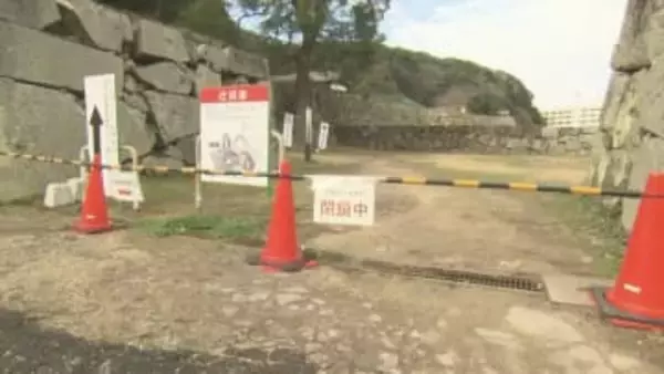 最大震度5強　地震で米子城跡の石垣の一部が落石　米子城山入城禁止…「めでタイ石」見物おあずけに