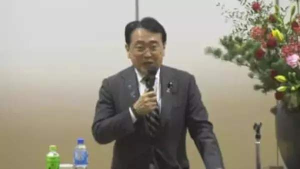 「高市政権には1人敵がいる」石破内閣から高市内閣へも入閣　赤沢亮正経済産業大臣、高市総理から電話があり「私達前から仲良かったわよね」　地元で講演「外交あるある」も披露