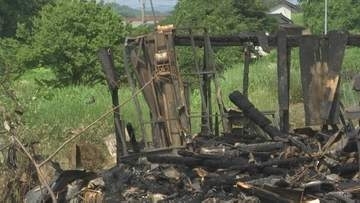 近隣住民が「事務所の１階から炎が上っている」と通報　木材加工場併設の事務所を全焼　けが人なし　島根県雲南市