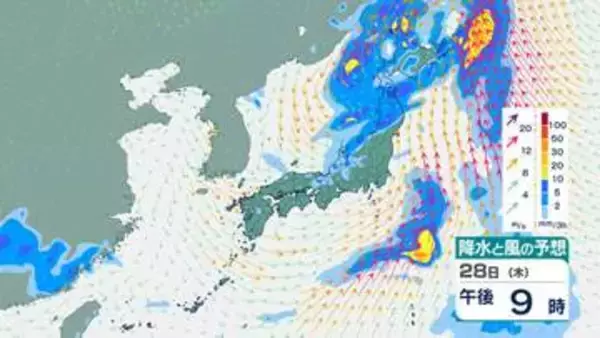 【今後の雨】29日にかけて大雨の可能性…落雷・突風・急な強い雨などにも注意　いつどこで降る？気象庁の最新予報【6月1日(月)にかけての雨風シミュレーション】