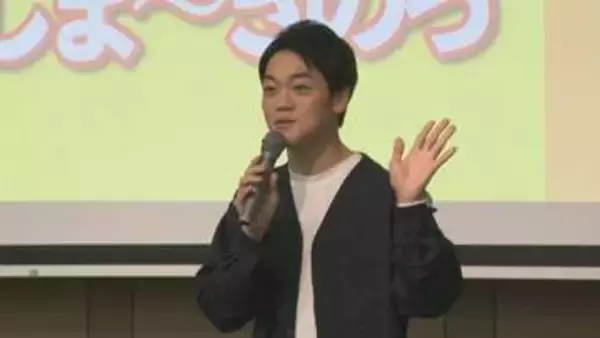 なぜ？人気芸人「おばたのお兄さん」が島根県の地方銀行で新人研修のワケ　新入行員と共に「新生活、がんばりまーきのっ！」