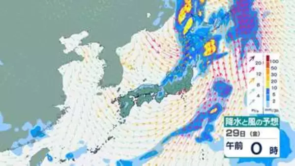【今後の雨は？】30日にかけて大気の状態不安定…落雷・突風・短時間の強い雨に注意　気象庁の最新予報【6月2日(日)にかけての雨風シミュレーション】