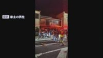 パトカーの制止振り切り逃走の乗用車が倉庫に衝突　信号無視も　同乗者の2人が軽傷　未明の島根県松江市