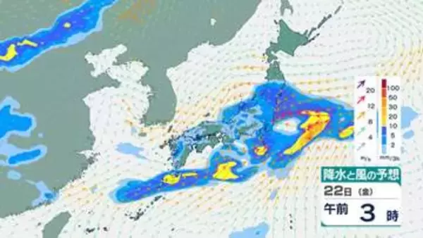 【5月19日～25日】五月晴れから一転、くもりや雨の日続く…いつどこで降る？気象庁の最新の週間天気予報は【5月23日(土)にかけての雨風シミュレーション】