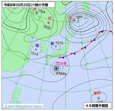 【台風情報】台風26号に続いて…新たな台風のたまご＝「熱帯低気圧」発生　10月上旬に日本列島に接近するシミュレーションも…　予想天気図・台風26号の進路予想・10月8日にかけての雨風シミュレーション【気象庁28日発表】