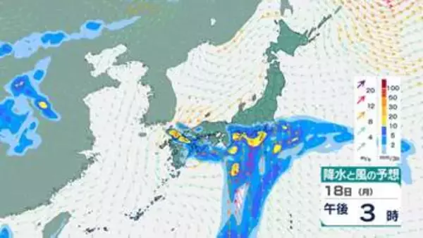 【5月14日～5月20日】気象庁の最新の週間天気予報　各地の天気はどうなる？【5月18日(月)にかけての雨風シミュレーション】