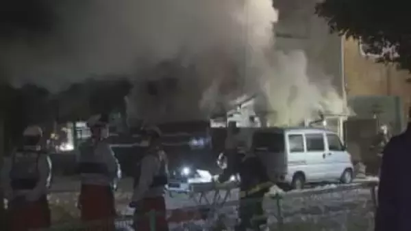 焼け跡から1人の遺体　鳥取市で民家全焼火災　この家に住む高齢女性と連絡とれず