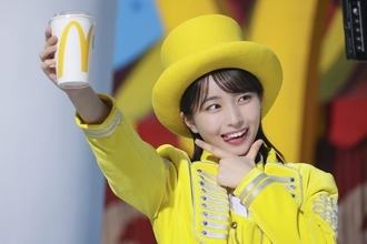 日向坂46 大野愛実、マクドナルドCMに初登場！「シュアわせ～」と堪能する姿や、決めポーズの“ウーパールーパー”も披露⁉