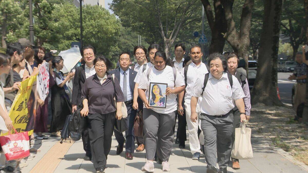 入管施設でスリランカ人の女性死亡 国に損害賠償求める裁判で妹が涙の訴え ｢同じようなことが繰り返されてほしくない｣ 名古屋