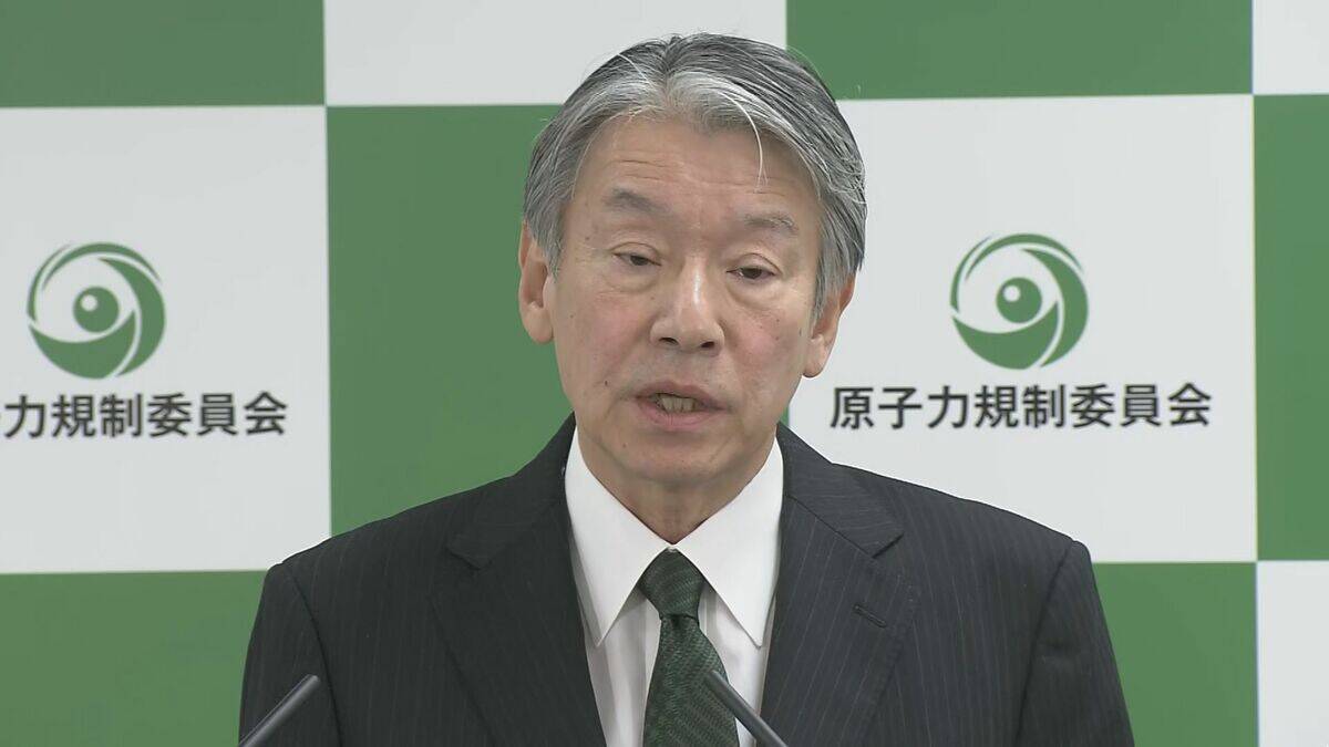 ｢国際的な安全原則を無視した｣浜岡原発再稼働に関わるデータ不正問題 原子力規制委員会は経緯などを報告するよう中部電力に｢命令書｣手渡す