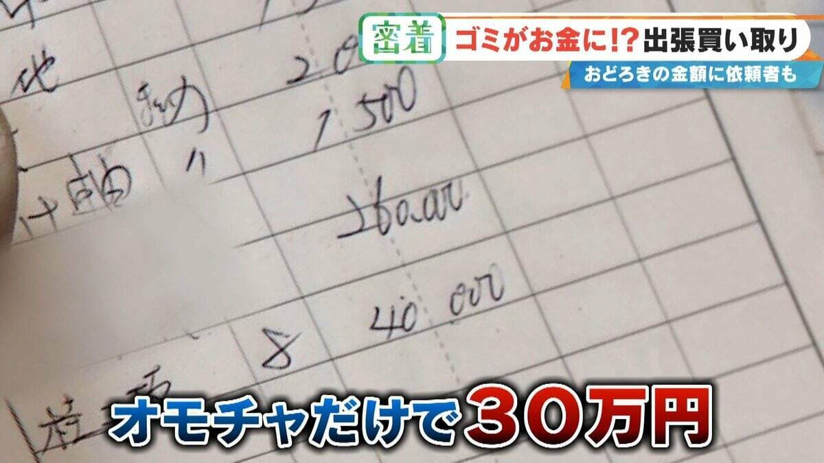 子どもの日記やボロボロの布もお金になる!? 昭和のおもちゃが驚きの価格に 年末の大掃除前に必見 出張買い取りに密着