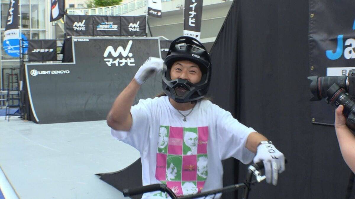 ｢みんな変な自転車、下手じゃんって…｣ 自作ジャンプ台で練習していた36歳レジェンドの“原点” ｢ドリームラン｣叶えるため車中泊で全国遠征 BMXフリースタイル【アジア大会 愛知･名古屋】