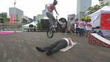 「｢みんな変な自転車、下手じゃんって…｣ 自作ジャンプ台で練習していた36歳レジェンドの“原点” ｢ドリームラン｣叶えるため車中泊で全国遠征 BMXフリースタイル【アジア大会 愛知･名古屋】」の画像3