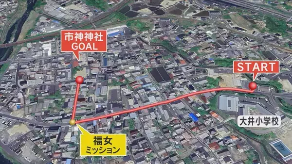 「初代“最強の福女”は誰に？岐阜･恵那市で｢福女チャレンジ｣ ゴールの神社を目指し111人が全力疾走 きっかけは“福男選び”… 街おこしに期待込め」の画像