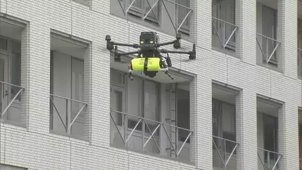 愛知･豊橋市で｢水難救助対応型ドローン｣導入 浮き輪投下やスピーカーで呼びかけも… 赤外線カメラ搭載で夜間でも捜索可能に