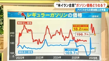 アメリカからの原油調達は大幅増… 専門家｢必ずしも正解ではない｣ “米イラン合意”でガソリン価格どうなる 補助金いつまで？【大石邦彦解説】