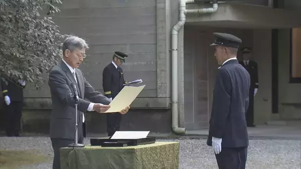 「伊勢神宮で自衛消防団による"消防出初式" 地元の18歳以上の男性で…明治時代から続く 一年の防火への誓いをたてて 三重･伊勢市」の画像