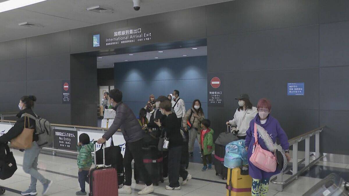 中国便 “渡航自粛”で大幅減少 中国本土便の予約数は前年比約36％減 中部空港の年末年始予約状況 出発ピークは12月27日 到着ピークは1月3日
