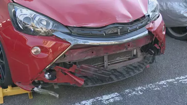 「無免許運転でひき逃げ疑い 自称アルバイトの22歳男を逮捕 車を貸した疑いで無職の25歳男も逮捕 名古屋･瑞穂区」の画像