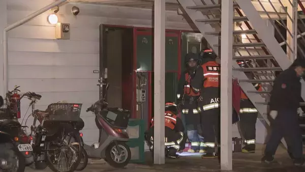｢煙とにおいがする｣ アパート火災で男性1人死亡 この部屋に住む男性と連絡取れず… 愛知･岩倉市