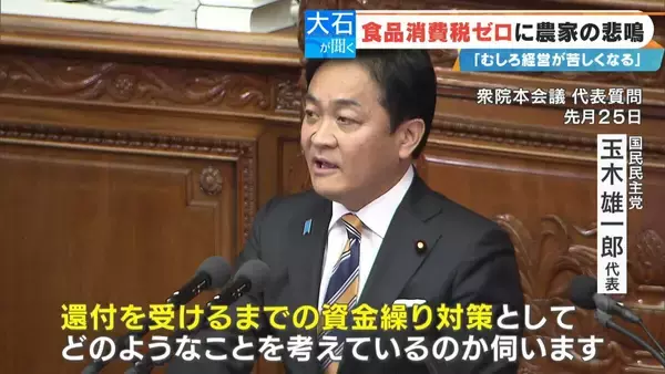 “食品消費税ゼロ”に農家が悲鳴 ｢むしろ経営が苦しくなる｣ なぜ？自民党のキーマンを直撃すると…