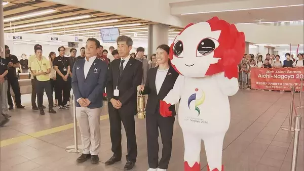 「来月開幕のアジア大会 聖火をともしたランタンが岐阜市へ アスリート委員が競技会場となる12の自治体を訪問」の画像
