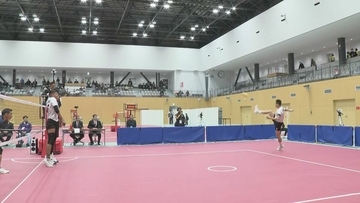 アジア大会に向け「セパタクロー」の予行演習　東南アジア発祥のスポーツ　組織委員会が試合運営の手順を確認　名古屋市の瑞穂公園体育館