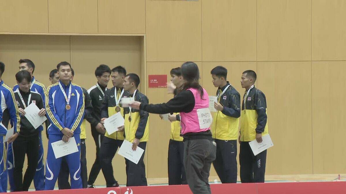 アジア大会に向け「セパタクロー」の予行演習　東南アジア発祥のスポーツ　組織委員会が試合運営の手順を確認　名古屋市の瑞穂公園体育館