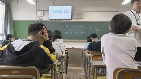 「｢全国学力テスト｣ 名古屋の小学校でも実施 結果は7月頃 市内で小中合わせて約3万3000人が受検」の画像