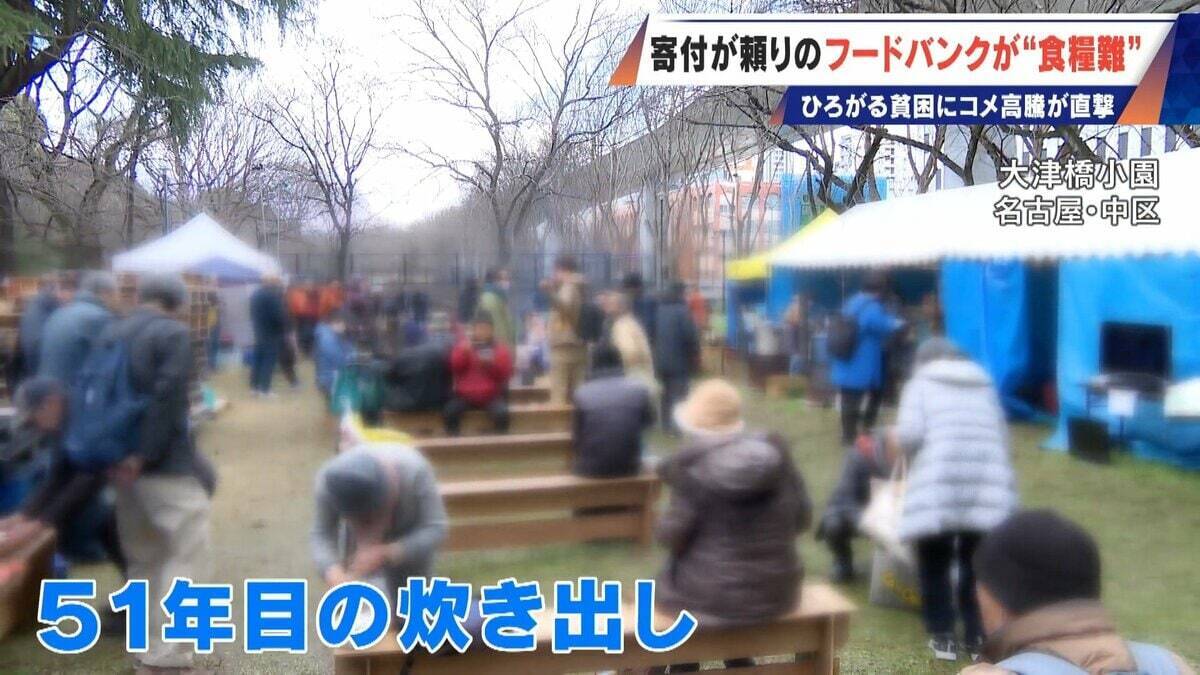 ｢3日前から米が一粒もなくなって…｣ 寄付が頼りのフードバング 物資は年々減り3割減… 広がる貧困を米高騰が直撃