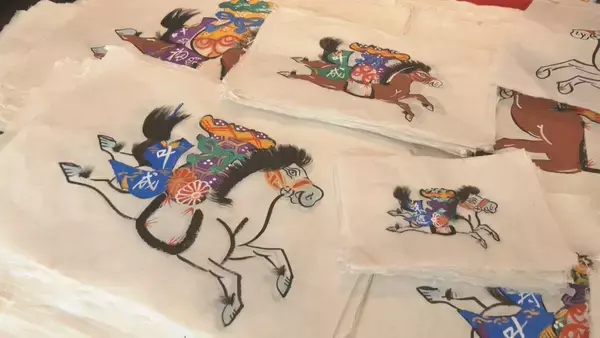 「幸せが駆け込むように… 飛騨地方の縁起物｢紙絵馬｣づくり最盛期 “うま年”の今年は増産 8月の｢松倉絵馬市｣に向けて 岐阜･高山市」の画像