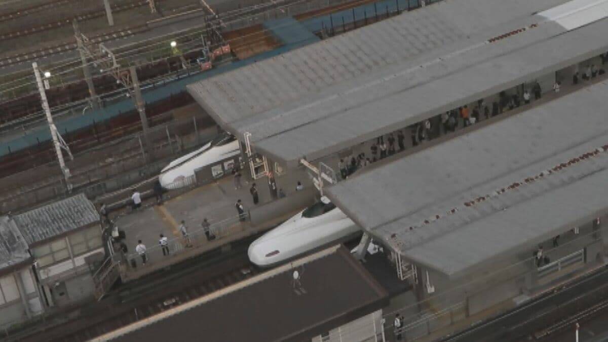 【速報】東海道新幹線 運転見合わせ 上り｢新大阪→東京｣ 下り｢東京→名古屋」線路内に立ち入った人が列車に接触