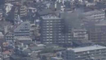 【速報】名古屋･瑞穂区でマンション火災 けが人など不明 ｢黒煙が出ている｣と目撃者から通報