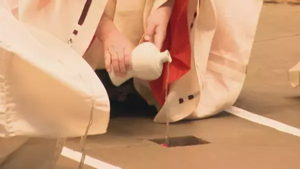 「「少しでも感動を与えられるような相撲を」 12日からいよいよ大相撲名古屋場所 前日に成功と安全を祈願する「土俵祭」行われる 名古屋・北区のIGアリーナ」の画像