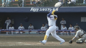 ドラゴンズ新戦力活躍 ミゲル・サノー選手が右中間に待望の来日1号  ドラフト1位ルーキー中西聖輝投手が3イニング無失点