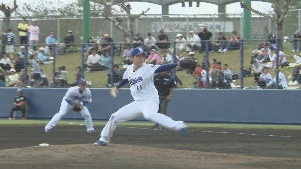 ドラゴンズ新戦力活躍 ミゲル・サノー選手が右中間に待望の来日1号  ドラフト1位ルーキー中西聖輝投手が3イニング無失点