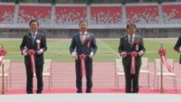 アジア大会のメイン会場 瑞穂公園陸上競技場を抽選で選ばれた500人が駆け抜ける! ｢地域に根差したスタジアムとしての役割を｣