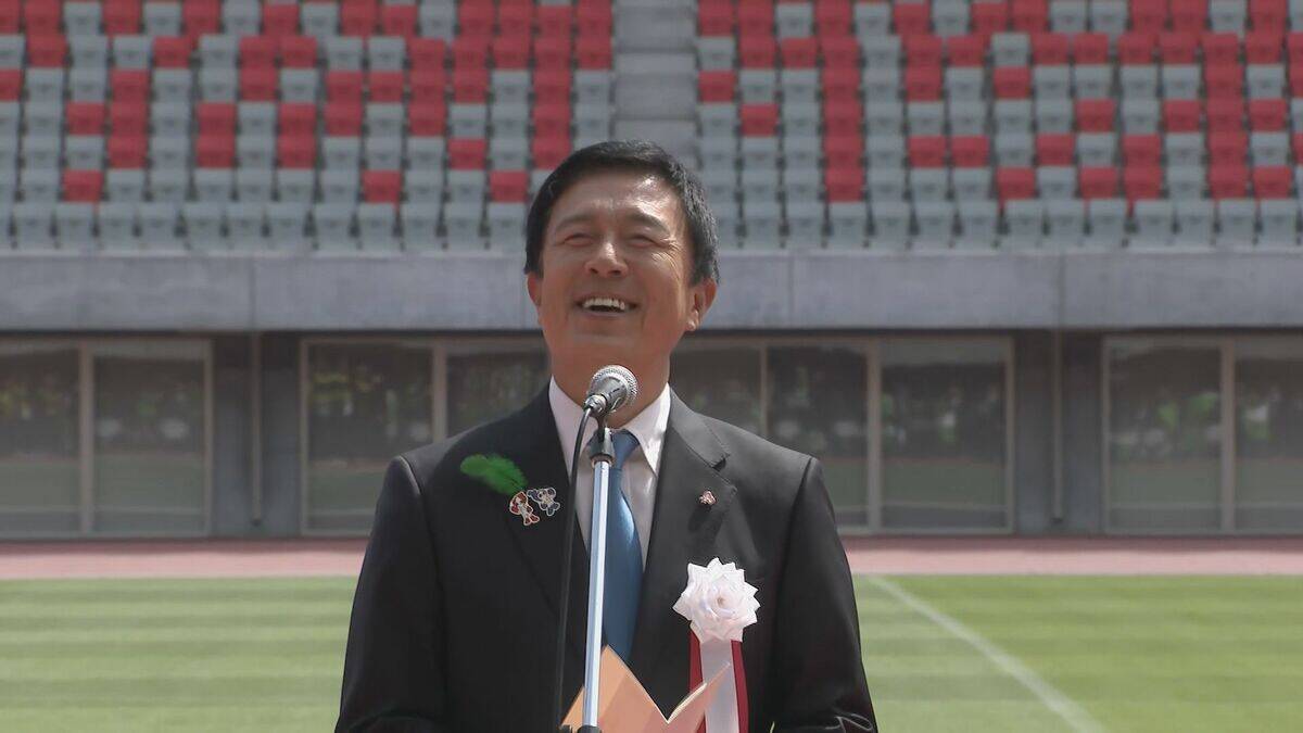 アジア大会のメイン会場 瑞穂公園陸上競技場を抽選で選ばれた500人が駆け抜ける! ｢地域に根差したスタジアムとしての役割を｣