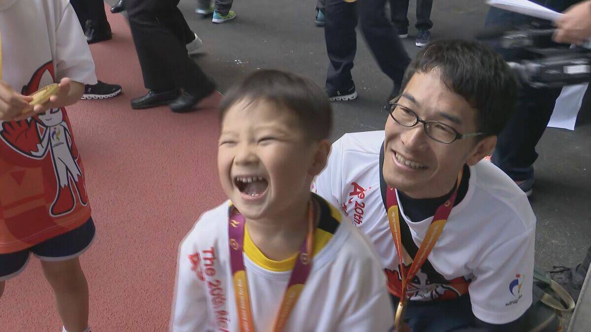 アジア大会のメイン会場 瑞穂公園陸上競技場を抽選で選ばれた500人が駆け抜ける! ｢地域に根差したスタジアムとしての役割を｣